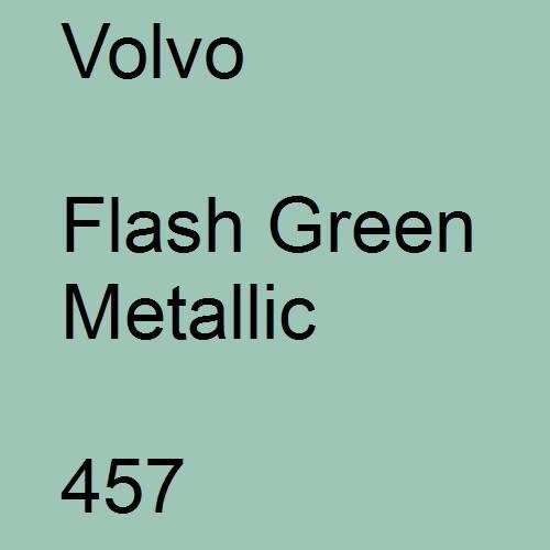 Volvo, Flash Green Metallic, 457.